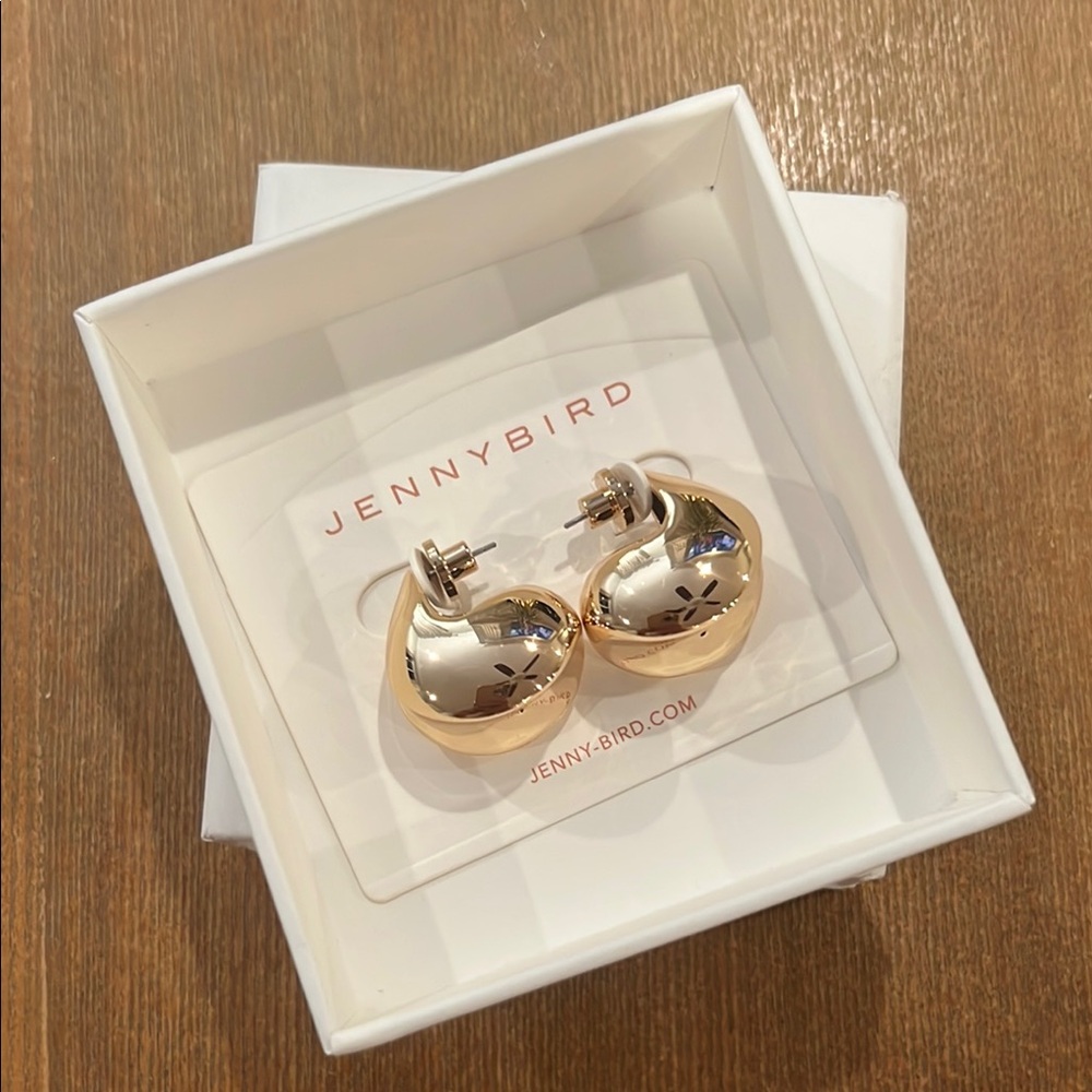 Jenny Bird Paige Puff Earrings in gold